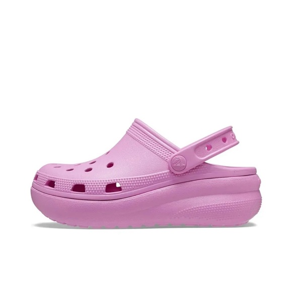 Crocs Women Platform Shoes-Cutie Crush Clogs Taffy Pink - Picture 3 of 7